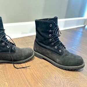 Timberland® Warm-Lined Waterproof Roll-Top Boot for Women in Black